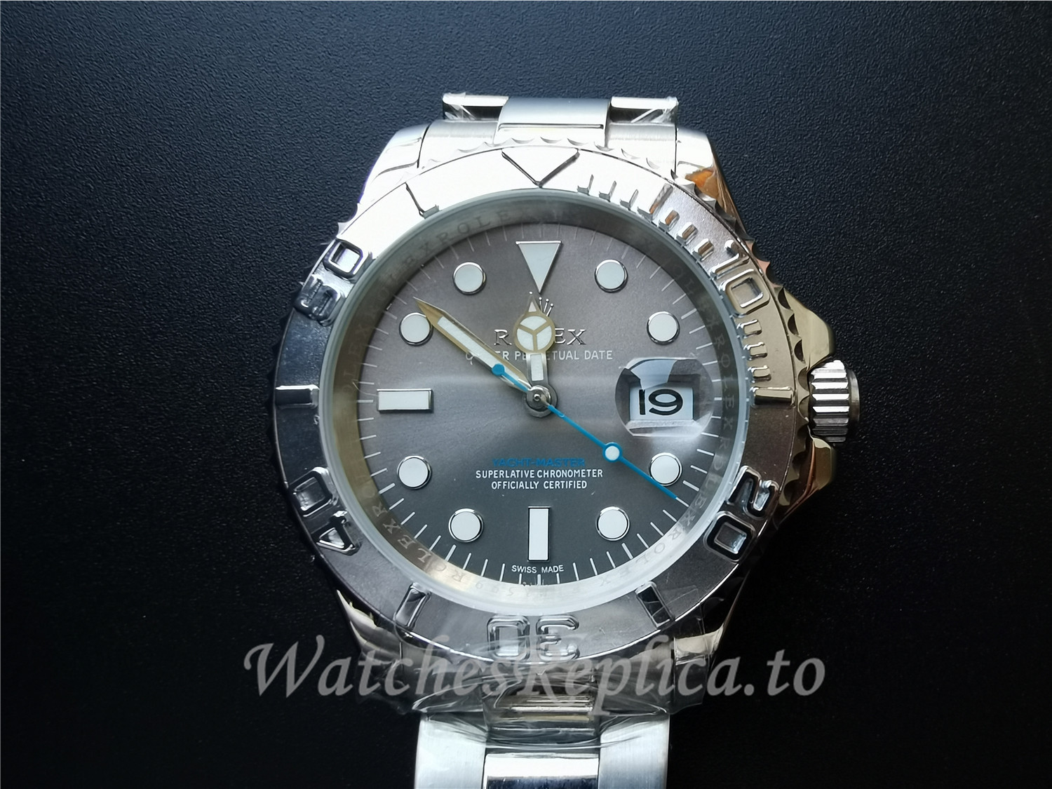 Rolex Yacht Master Replica 116622 Silver Bezel 40MM - WatchesReplica.is
