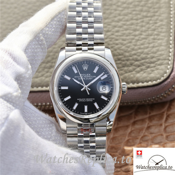 Swiss Rolex Datejust Replica 126200 Stainless steel strap 36MM - WatchesReplica.is