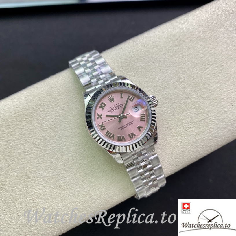 Swiss Rolex Datejust M279174-0017 Replica Stainless steel strap 28MM - WatchesReplica.is