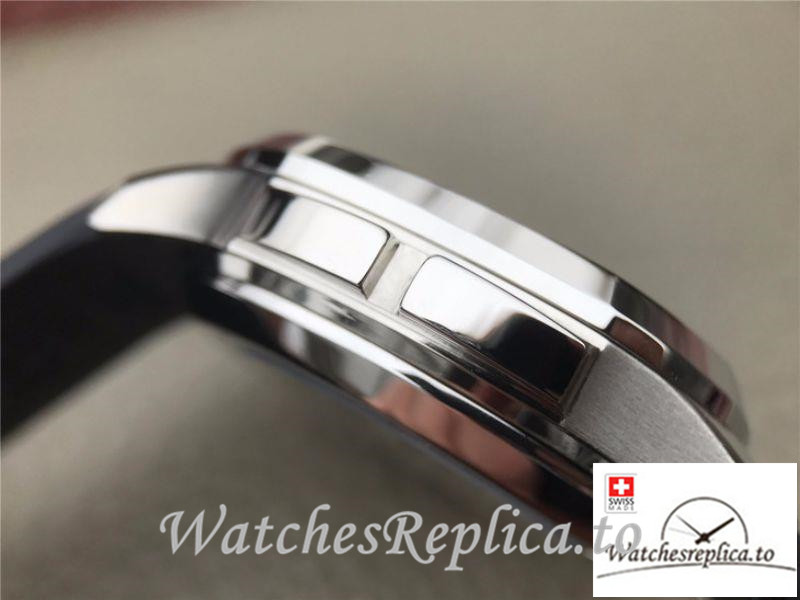 Swiss Patek Philippe Aquanaut Dual Time Replica 5164A-001 Blue Strap 40.8MM - WatchesReplica.is