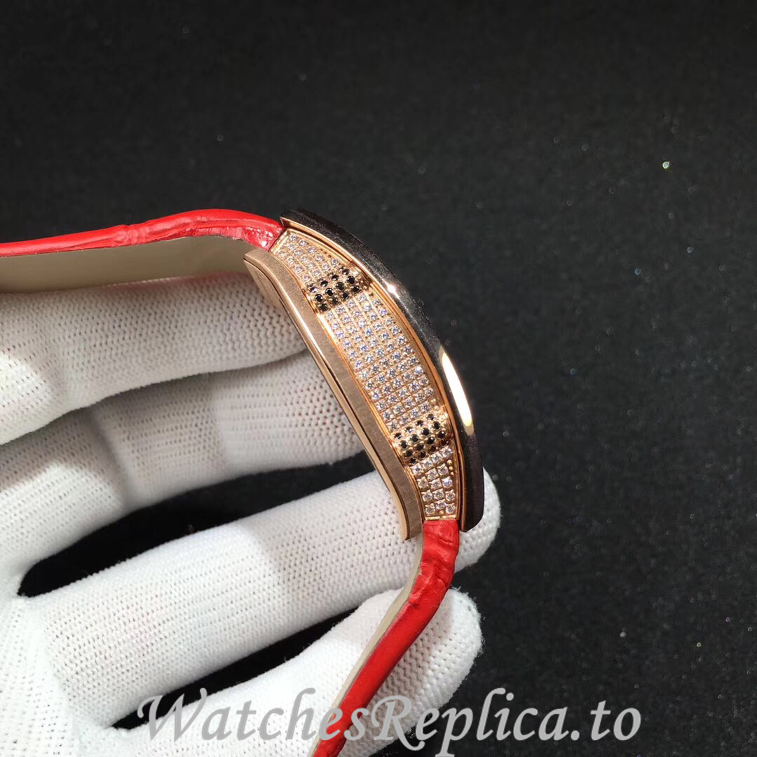 Richard Mille Replica RM007 Leather strap 45MM - WatchesReplica.is