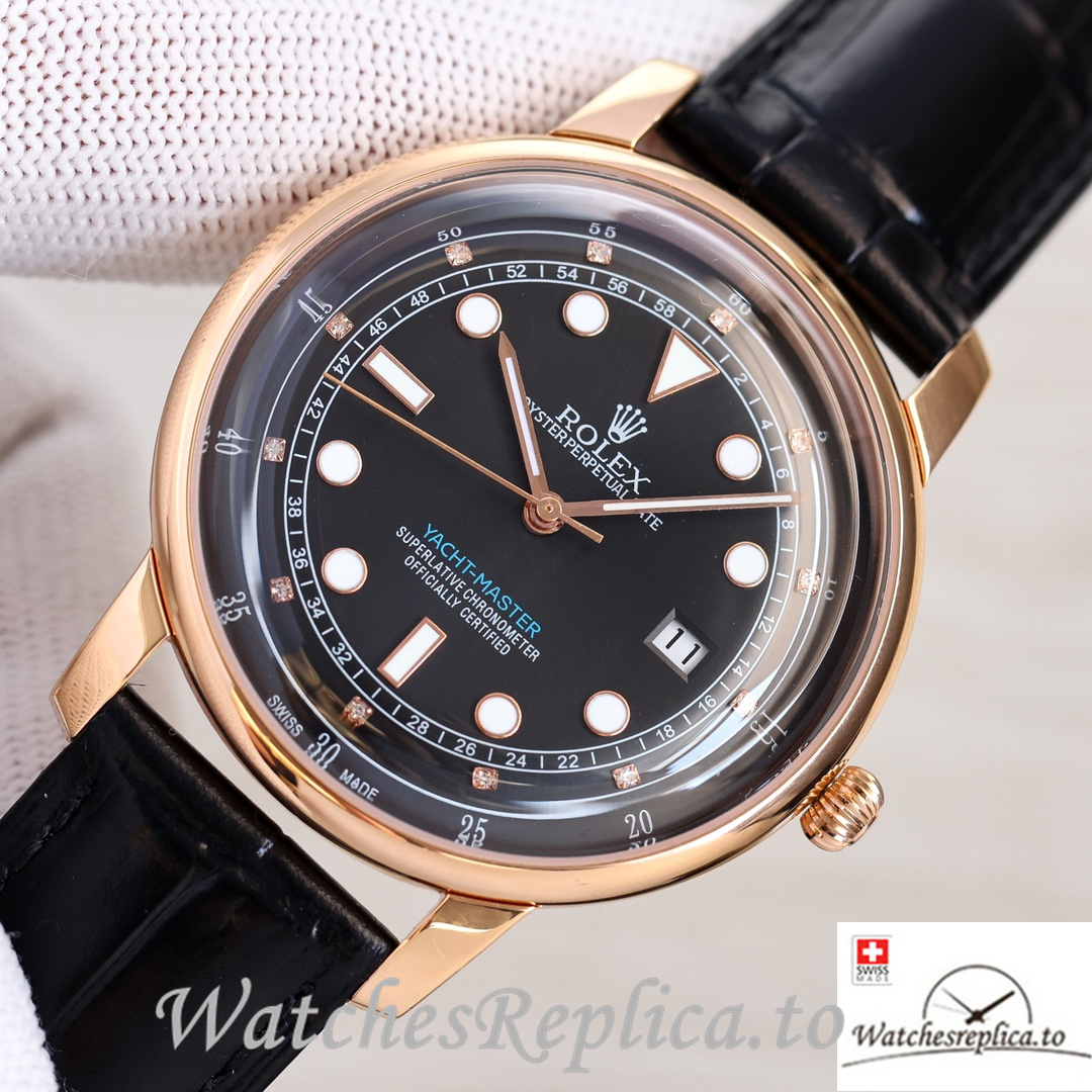 2022 Swiss Replica Rolex Yacht Master Black Dail M226570-0001 - WatchesReplica.is