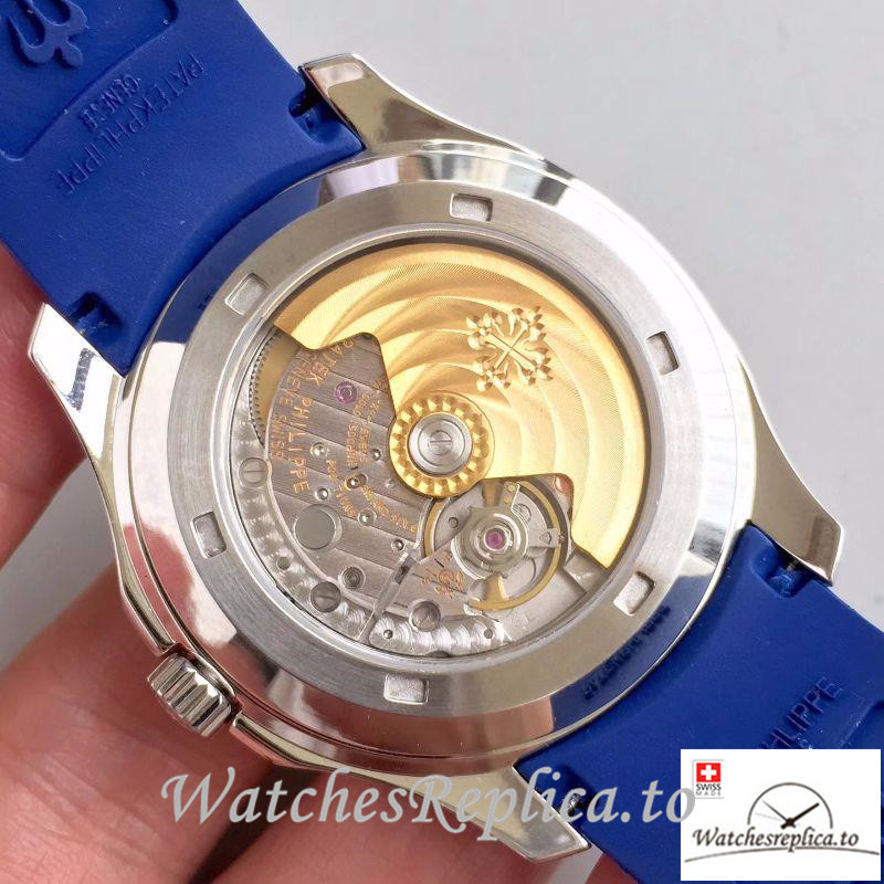 Swiss Patek Philippe Aquanaut Replica 5168G-001 001 Blue Strap 40.5MM - WatchesReplica.is