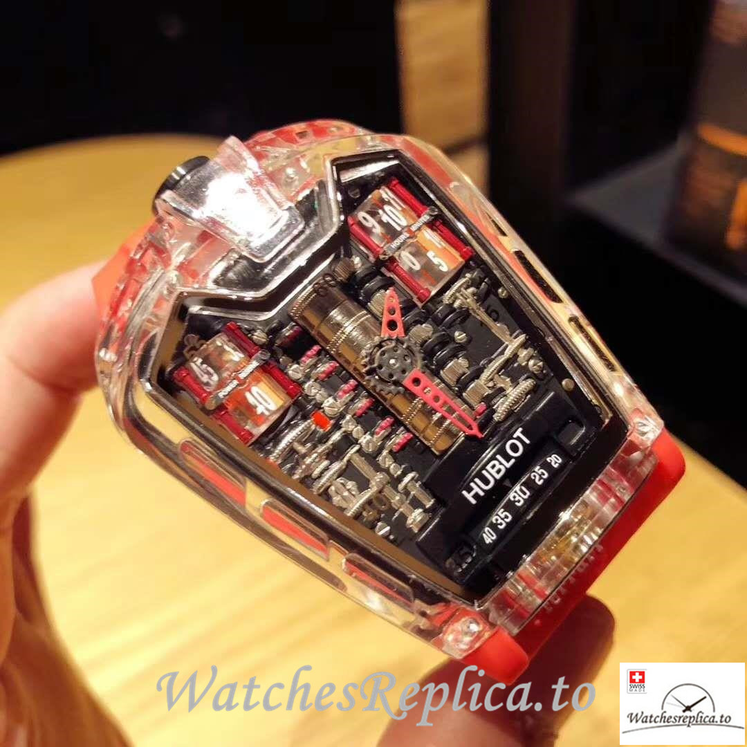 Swiss Hublot LaFerrari Replica MP-05 Red Strap 50MM X 45MM X 30MM - WatchesReplica.is