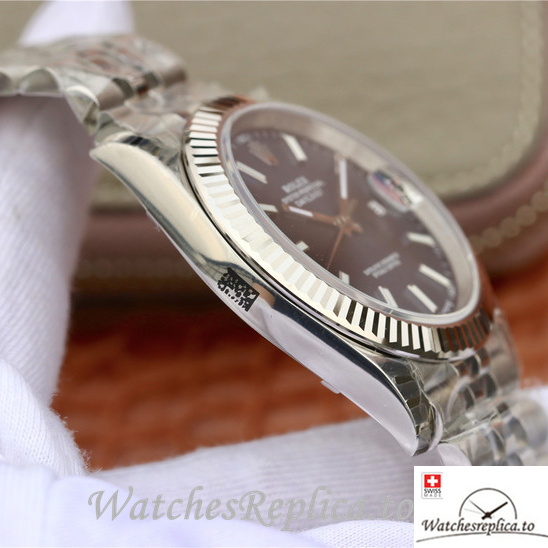 Swiss Rolex Datejust Replica 116234-0139 Stainless steel strap 36MM - WatchesReplica.is