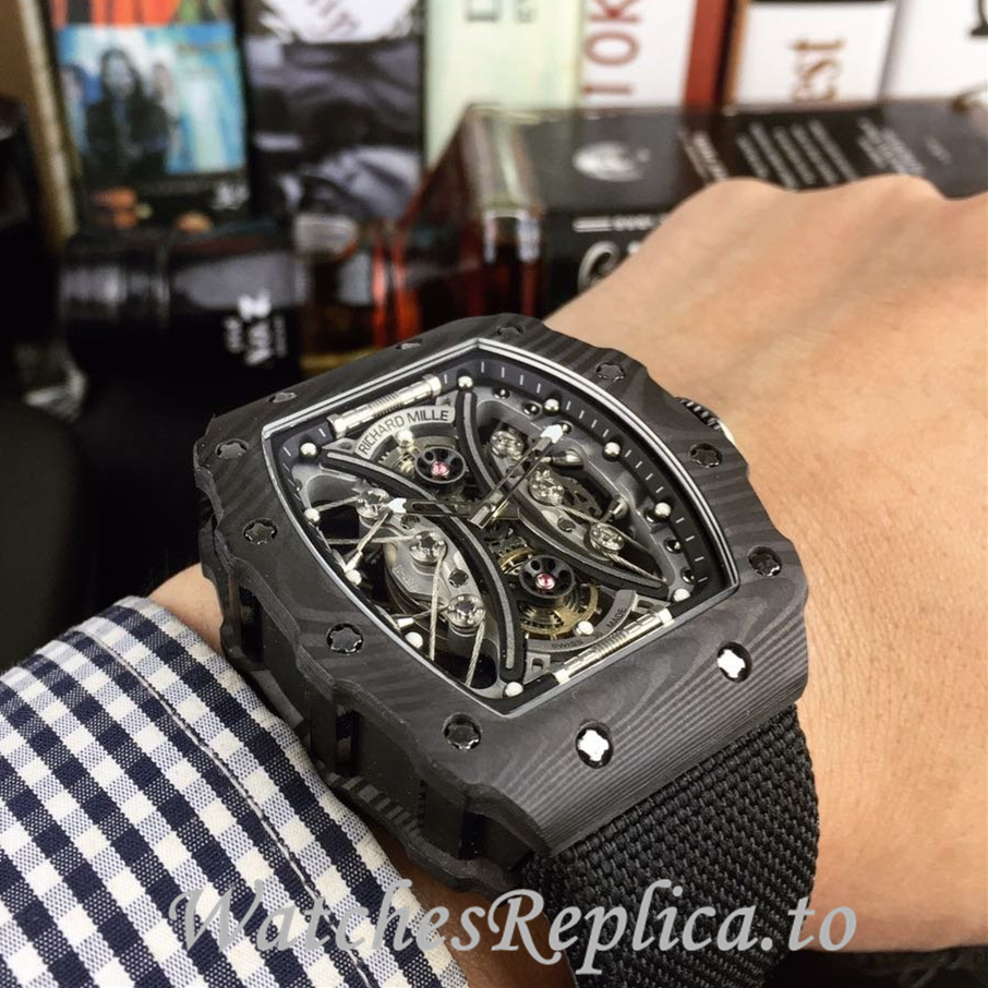 Richard Mille Replica RM53-01 Canvas strap 50MM - WatchesReplica.is