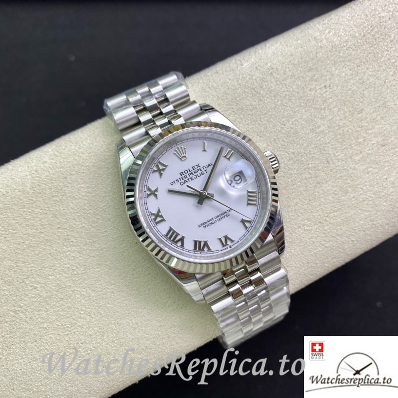 Swiss Rolex Datejust Replica 126233 Stainless steel strap 36MM - WatchesReplica.is