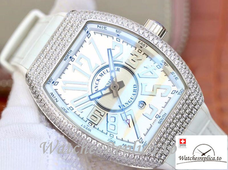 Swiss Franck Muller Vanguard Replica V45.SC.DT.D.NBR.CD.5N.NR 002 Number Markers 45MM×14MM - WatchesReplica.is