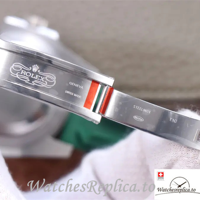 Swiss Rolex Submariner Replica Rubber strap 40MM - WatchesReplica.is