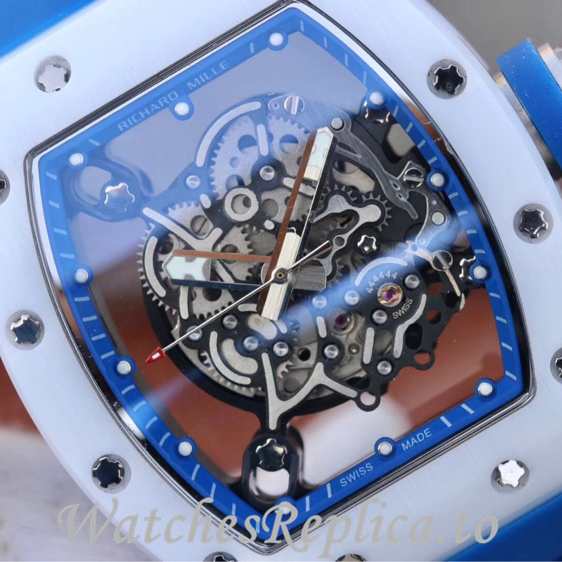 Richard Mille Replica RM055 Rubber strap 50MM - WatchesReplica.is