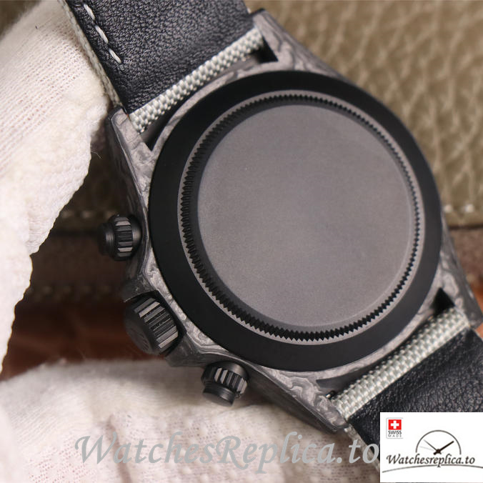 Swiss Rolex Daytona Replica Canvas strap 40MM - WatchesReplica.is