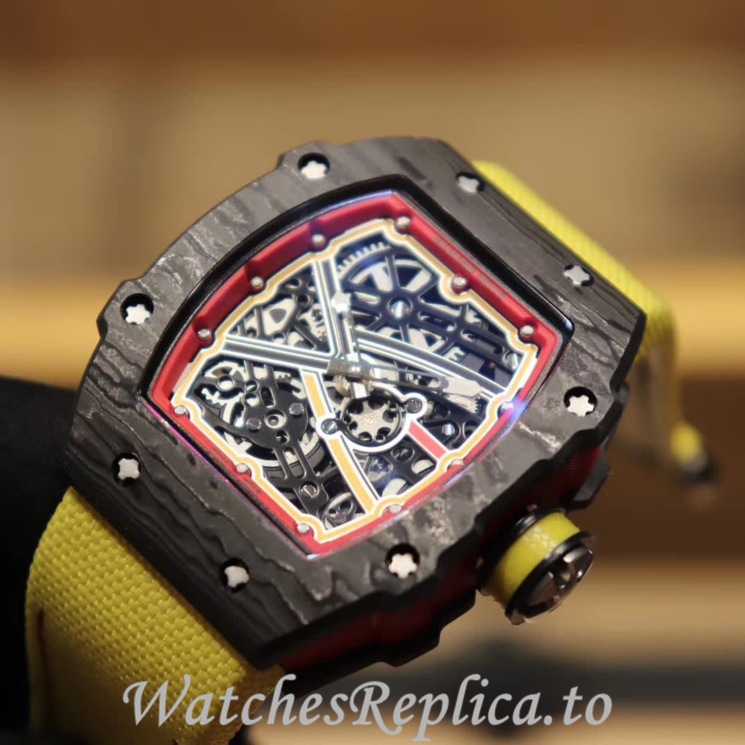 Richard Mille Replica RM67-02 Canvas strap 38.70x47.52MM - WatchesReplica.is