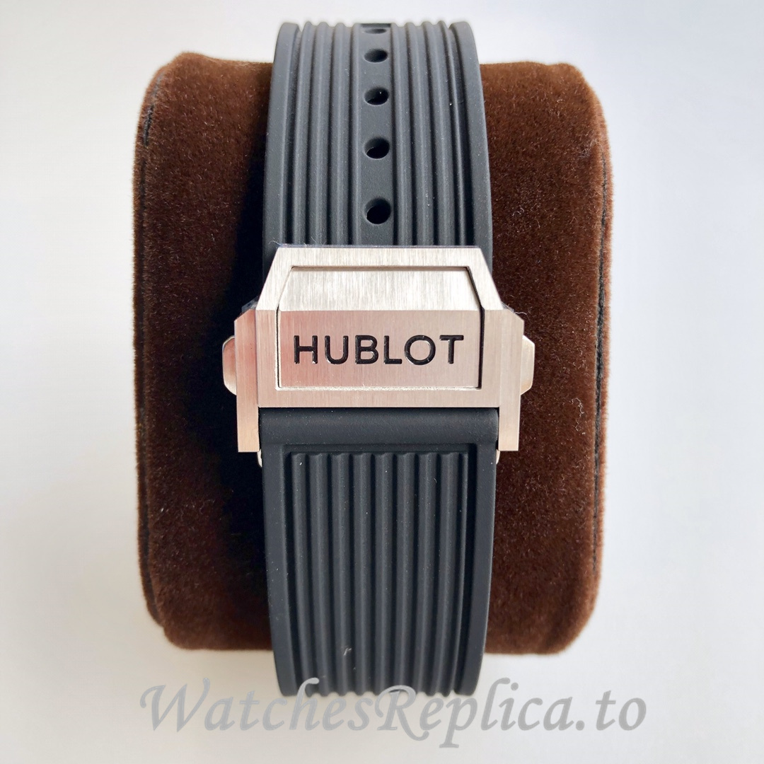 Hublot Replica Big Bang Gypsophila Chronograph v2 Rubber strap 45MM - WatchesReplica.is