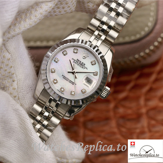 Swiss Rolex Datejust 279174-0009 Stainless steel strap 28MM - WatchesReplica.is