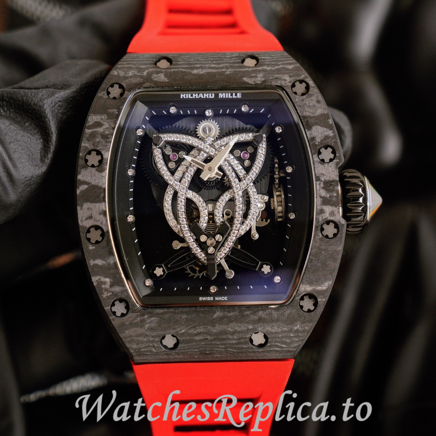 Richard Mille Replica RM019 Rubber strap 50MM - WatchesReplica.is