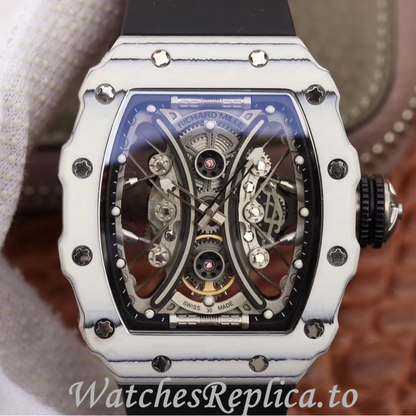Richard Mille Replica RM53-01 Rubber strap 50MM - WatchesReplica.is