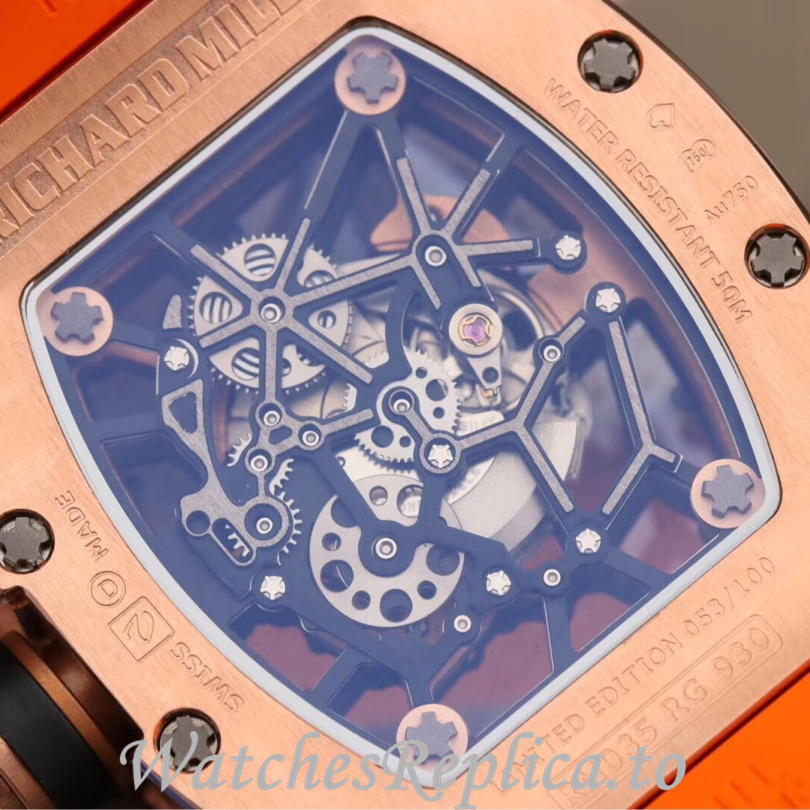 Richard Mille Replica RM035 Rubber strap 50MM - WatchesReplica.is
