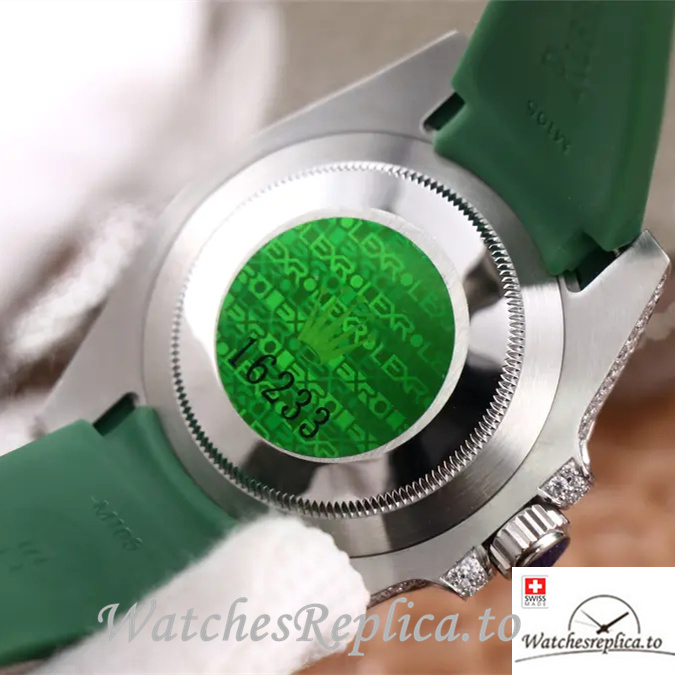 Swiss Rolex Submariner Replica Rubber strap 40MM - WatchesReplica.is