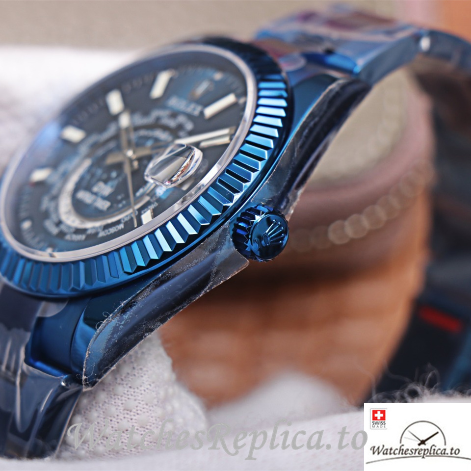 Swiss Rolex Sky Dweller Replica 326934 Stainless steel strap 40MM - WatchesReplica.is