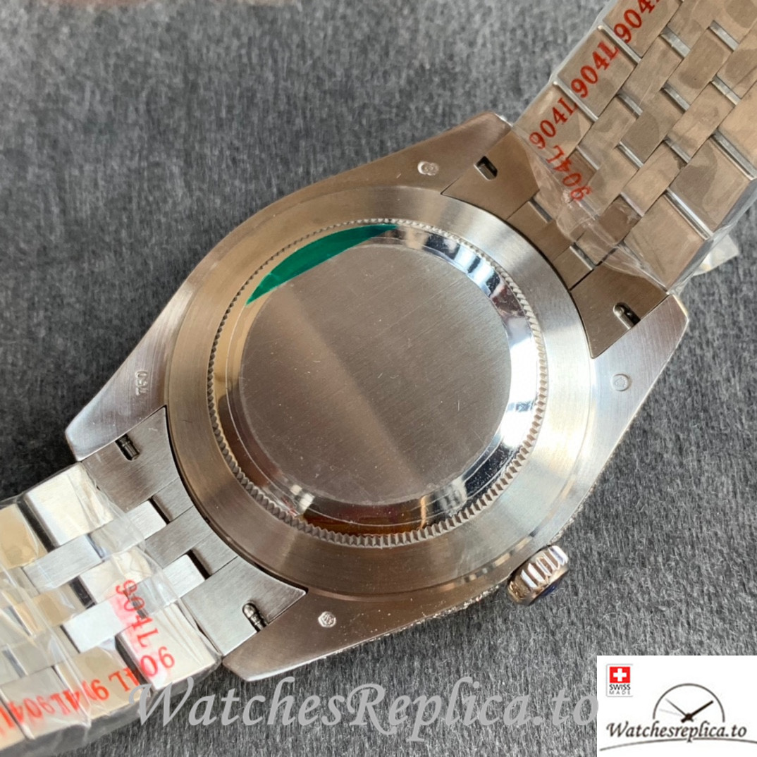 Swiss Rolex Datejust Replica Stainless steel strap 41MM - WatchesReplica.is