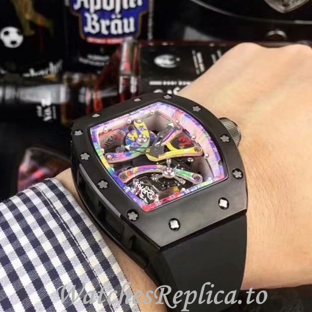 Richard Mille Replica RM68-01 Rubber strap 50MM - WatchesReplica.is