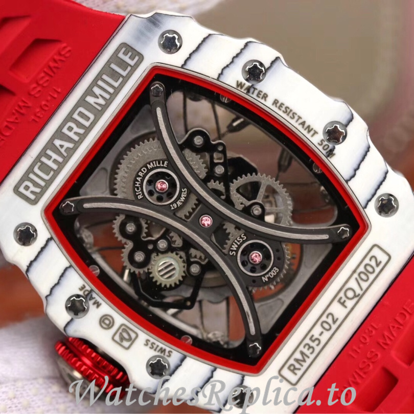 Richard Mille Replica RM53-01 Rubber strap 50MM - WatchesReplica.is