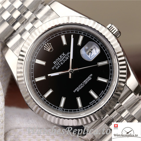 Swiss Rolex Datejust 126334-0018 Stainless steel strap 41MM - WatchesReplica.is