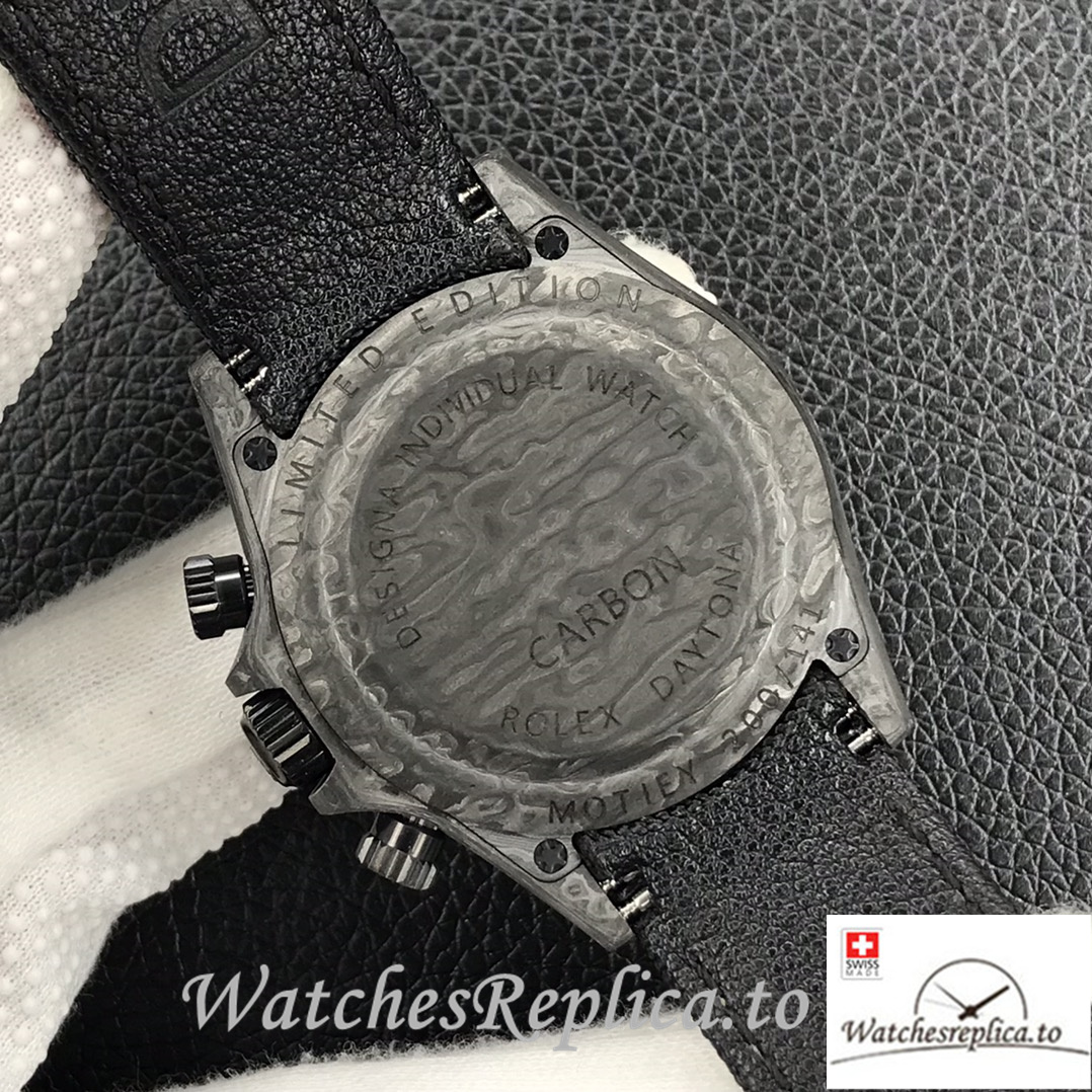 Swiss Rolex Daytona Replica Canvas strap 40MM - WatchesReplica.is