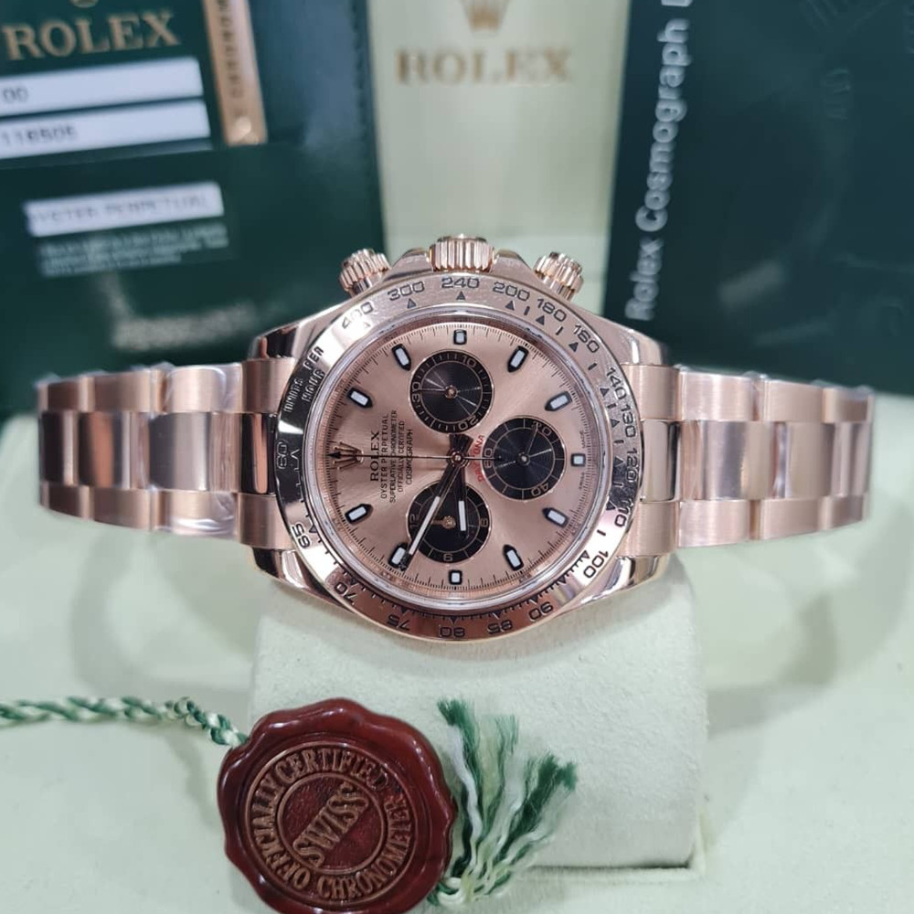 Rolex Daytona Rose Dial 116505 - WatchesReplica.is