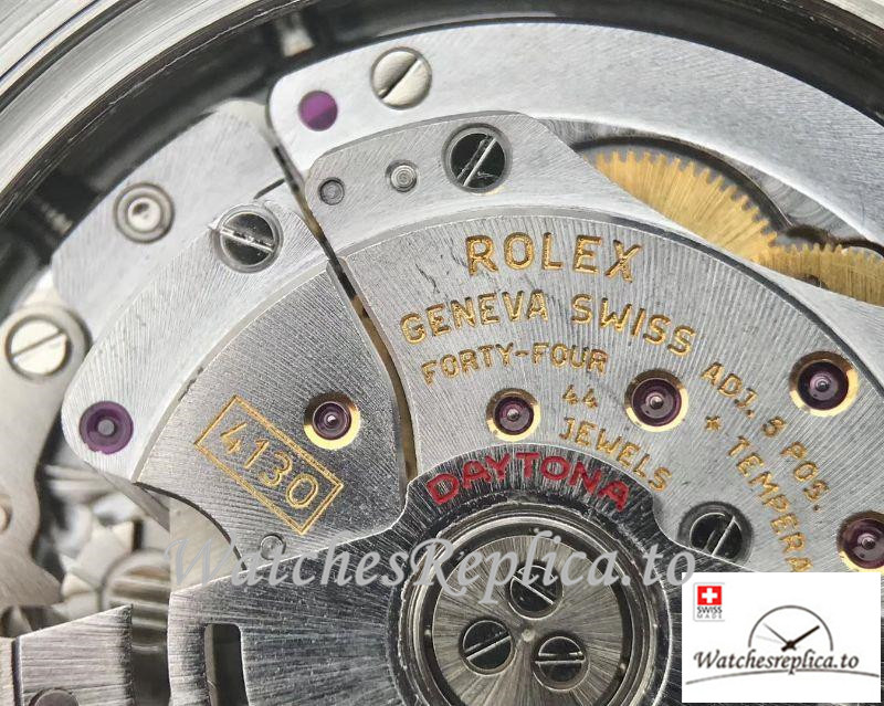 Swiss Rolex Daytona Cosmograph Replica 116519 Black Strap 40MM - WatchesReplica.is