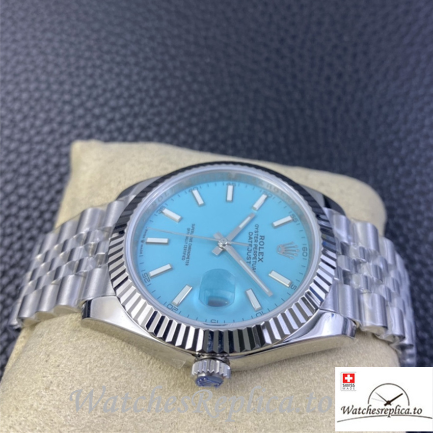 Swiss Rolex Datejust 126334 Replica Stainless steel strap 41MM - WatchesReplica.is
