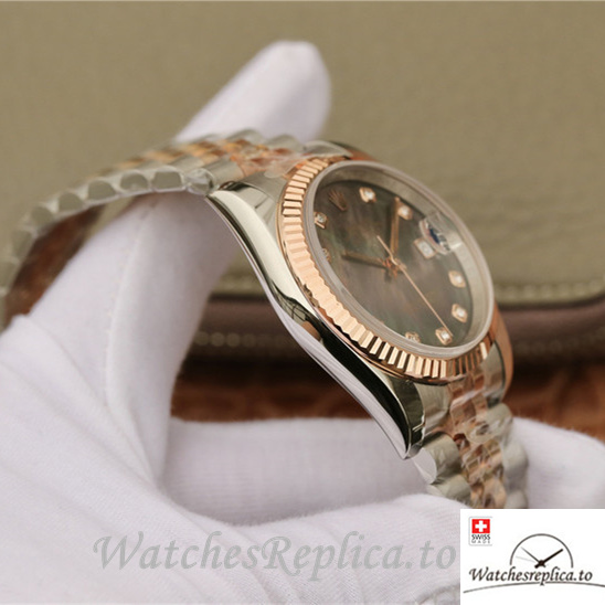 Swiss Rolex Datejust Replica 116231-0061 Stainless steel strap 36MM - WatchesReplica.is
