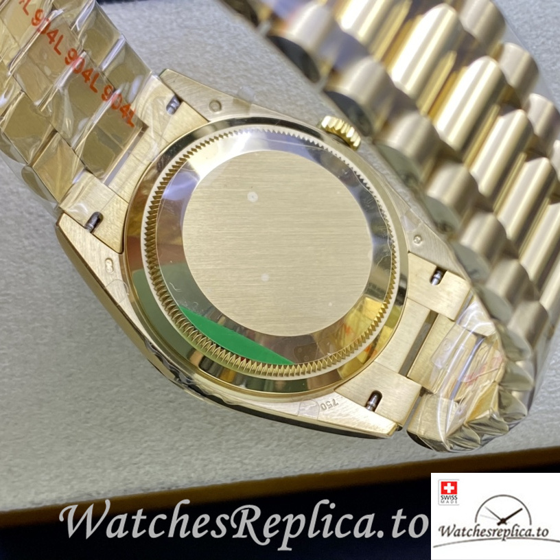 Swiss Rolex Datejust 126233 Replica Yellow Gold strap 36MM - WatchesReplica.is