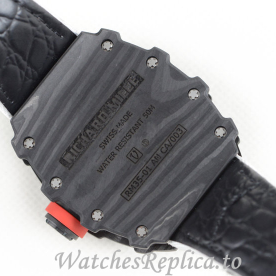 Richard Mille Replica RM35-01 Canvas strap 50MM - WatchesReplica.is