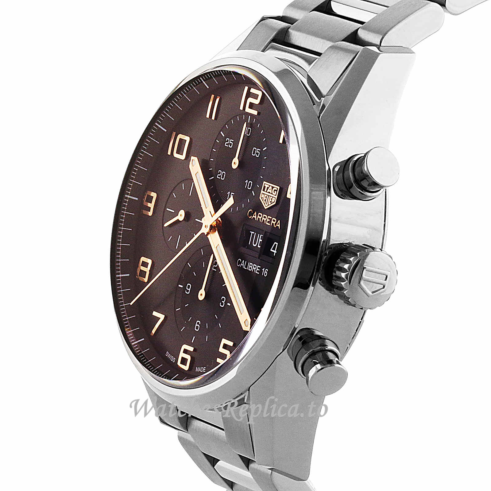 TAG Heuer Replica Carrera Calibre 16 43mm Mens Watch CV2A1AB.BA0738 - WatchesReplica.is