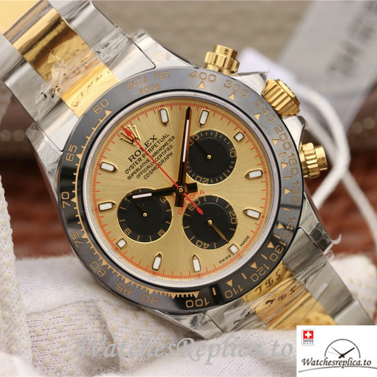 Swiss Rolex Daytona 116508 Stainless steel strap 40MM - WatchesReplica.is