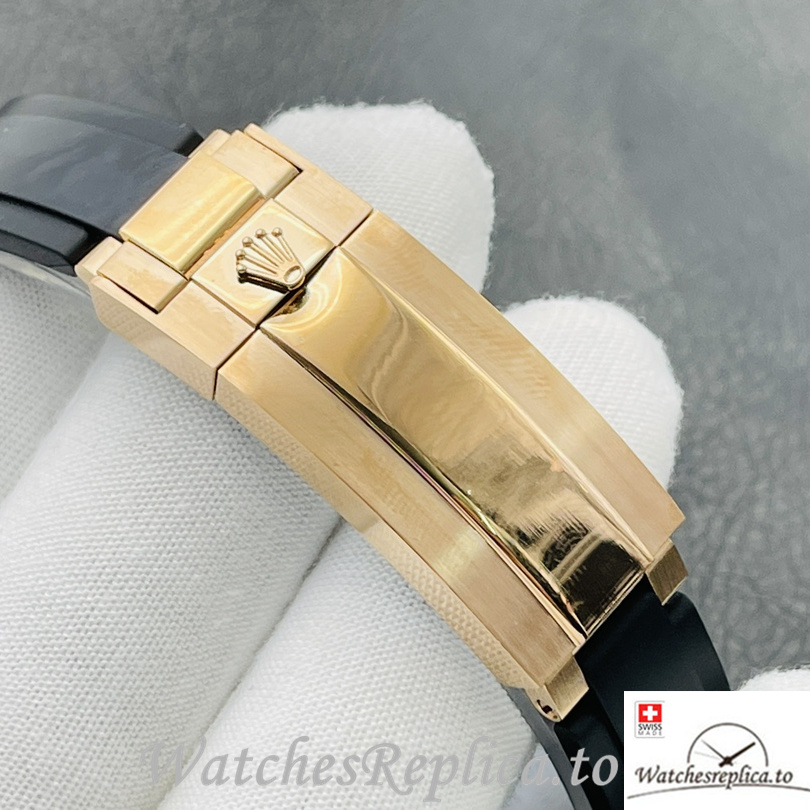 Swiss Rolex Daytona Replica Rubber strap 40MM - WatchesReplica.is