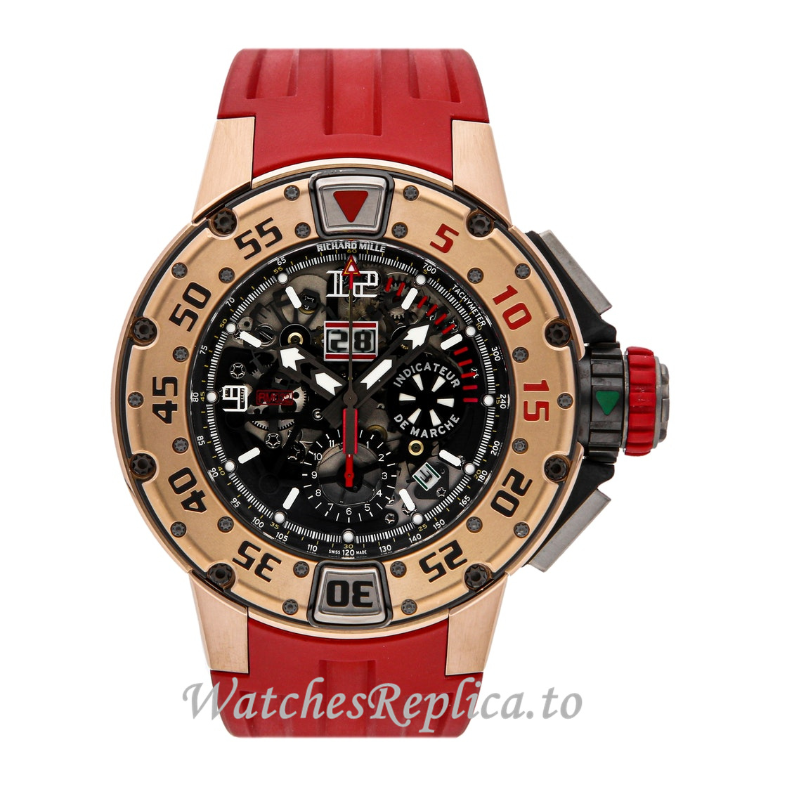 Replica Richard Mille RM 032 RM 032 RG 50MM Mens Watch - WatchesReplica.is