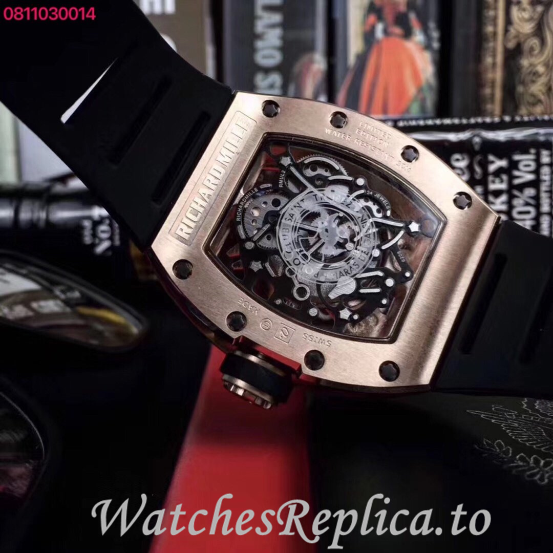 Richard Mille Replica RM52-02 Rubber strap 50MM - WatchesReplica.is