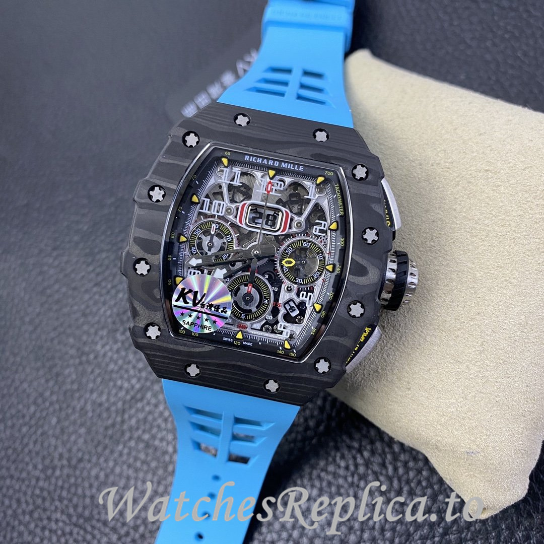 Richard Mille Replica RM-011 Rubber strap 50MM - WatchesReplica.is