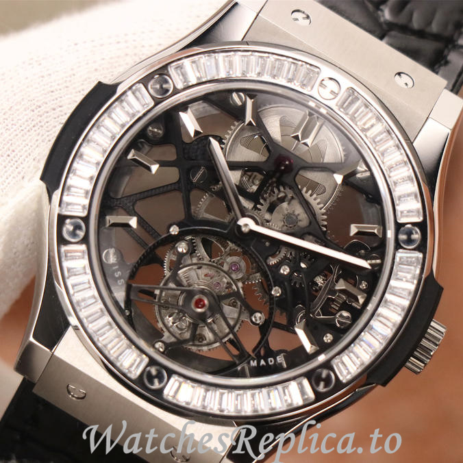 Hublot Replica Classic Fusion Series Leather strap 45MM - WatchesReplica.is