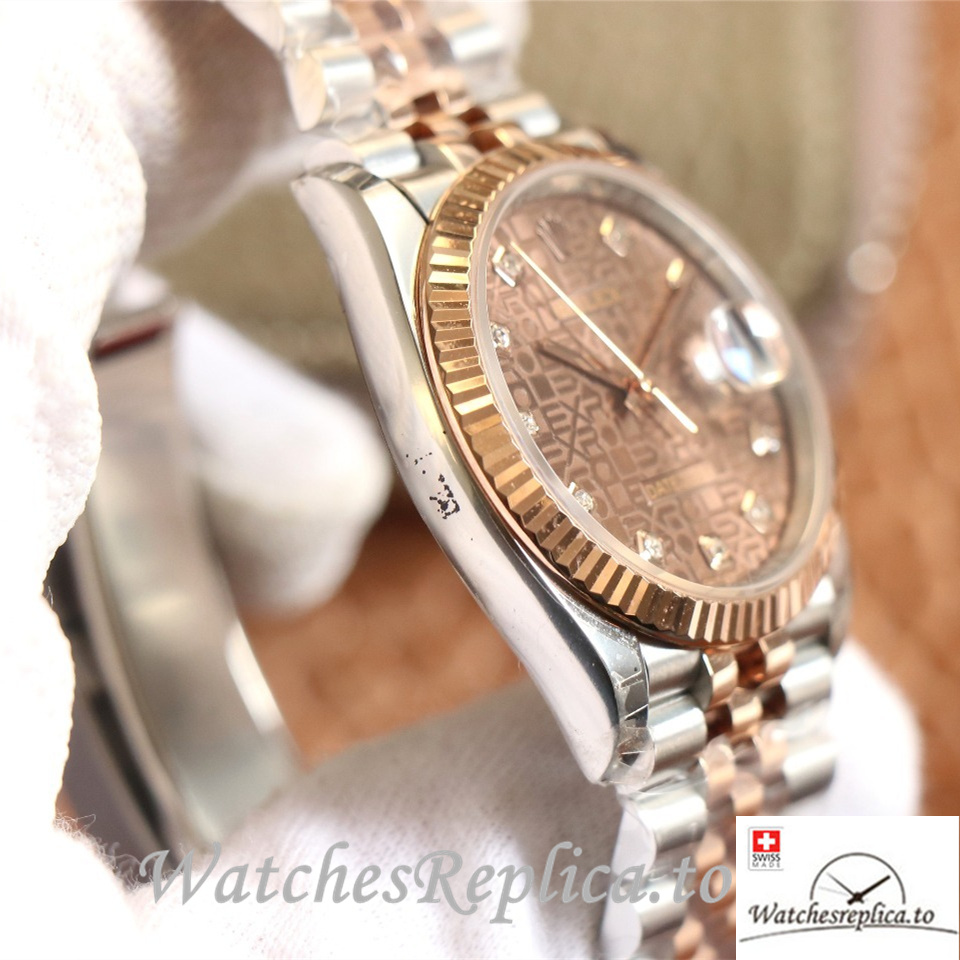 Swiss Rolex Datejust Replica 126233 Stainless steel strap 36MM - WatchesReplica.is