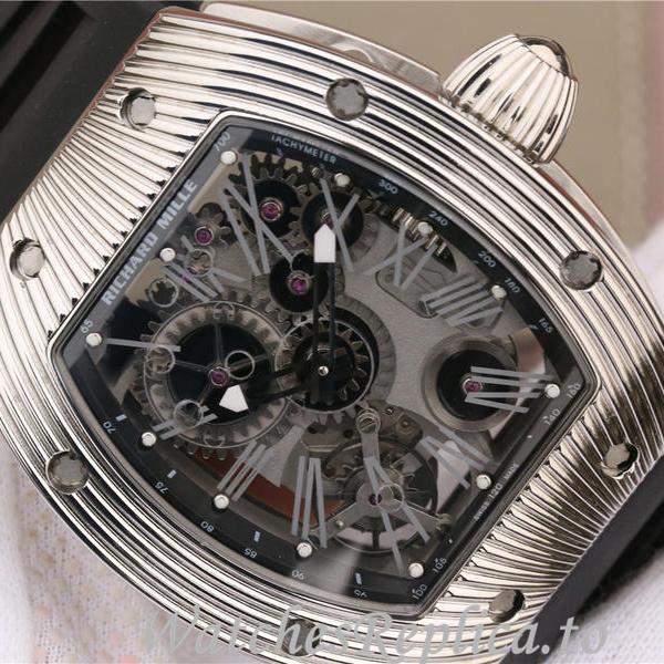Richard Mille Replica RM018 Rubber strap 48MM - WatchesReplica.is