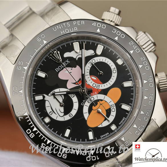Swiss Rolex Daytona Replica 116598RBOW Stainless steel strap 40MM - WatchesReplica.is