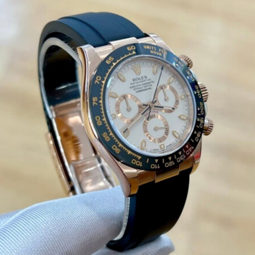 Rolex Daytona Rose Gold with Ivory Dial 40mm 116515LN - WatchesReplica.is