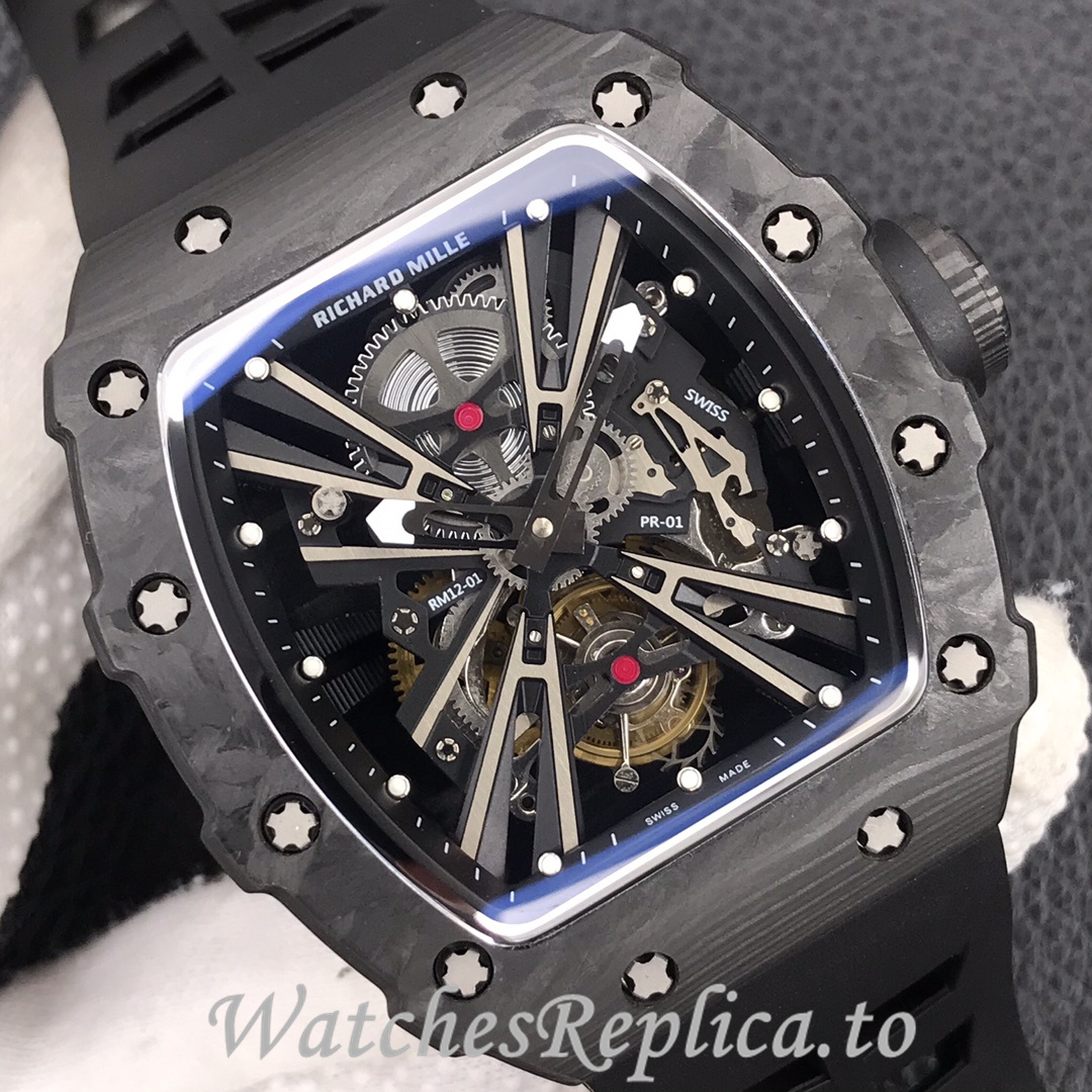 Richard Mille Replica RM12-01 Rubber strap 50MM - WatchesReplica.is