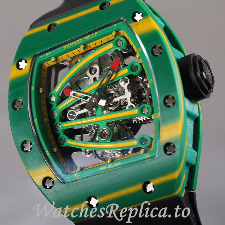 Richard Mille Replica RM59-01 Rubber strap 51MM - WatchesReplica.is