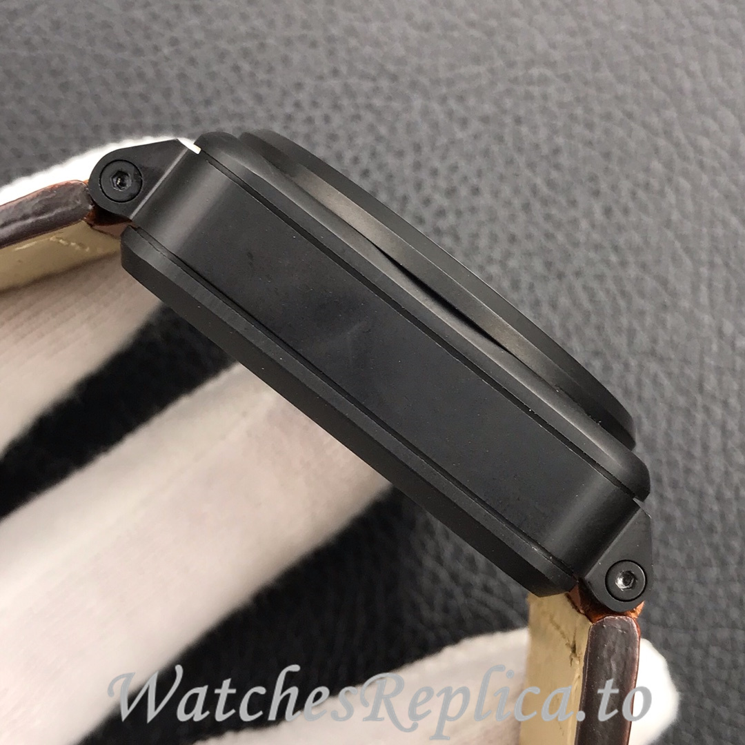 Bell Ross Replica BR 03 BR03-94 Leather strap 42MM - WatchesReplica.is