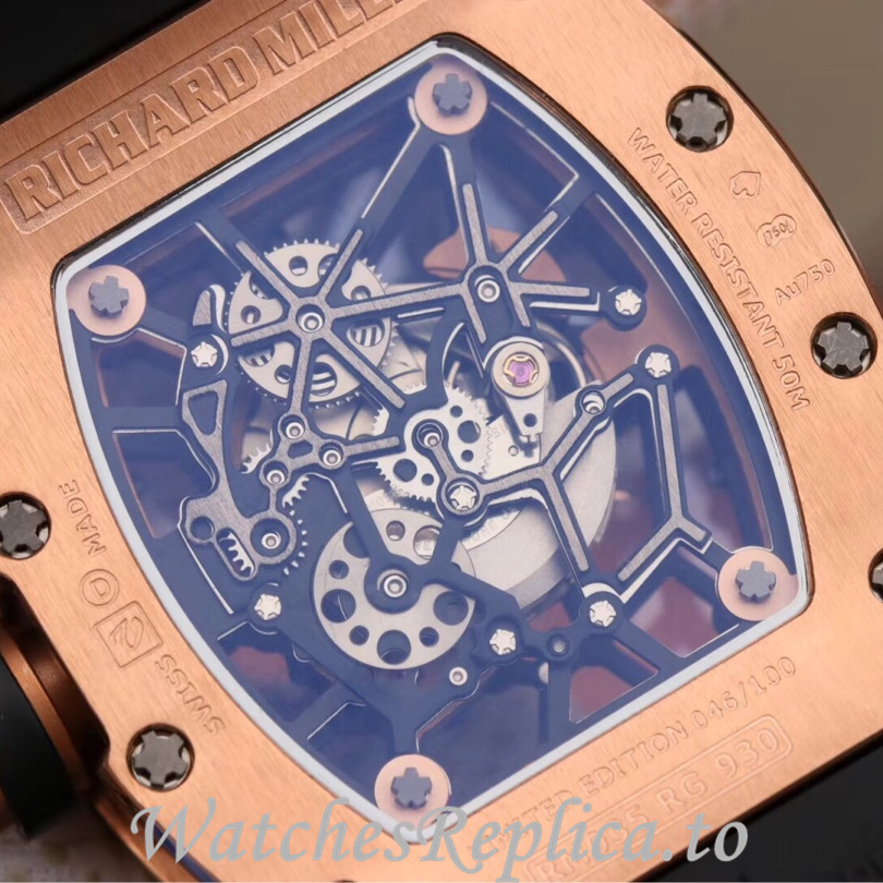 Richard Mille Replica RM035 Rubber strap 50MM - WatchesReplica.is