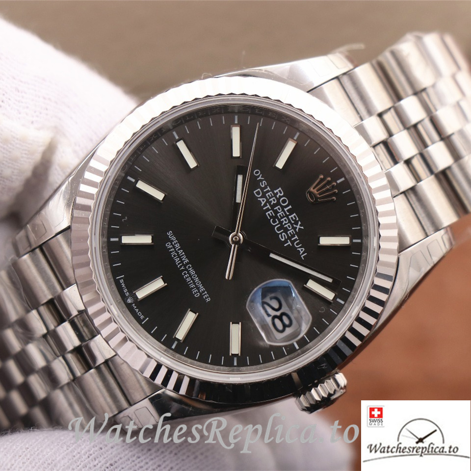 Swiss Rolex Datejust Replica 126233 Stainless steel strap 36MM - WatchesReplica.is